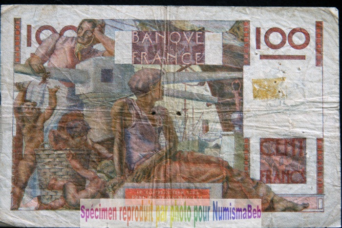 100 Francs Paysan type 1945